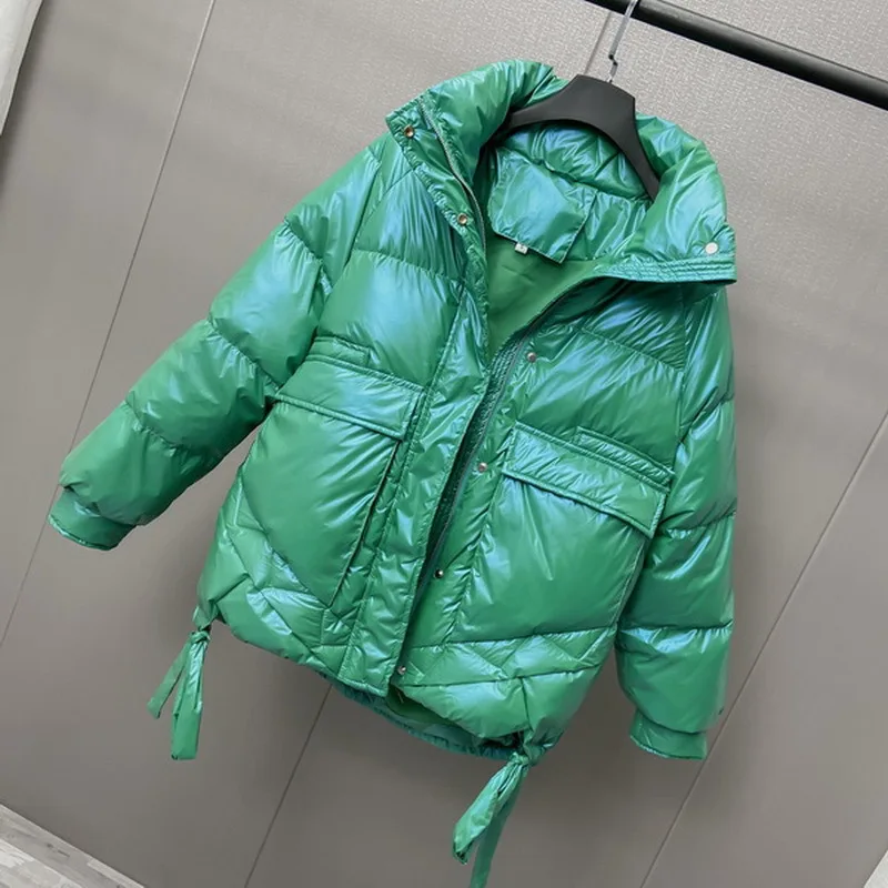Down jacket women's bright face wash-free 2020 winter new short 90% white duck down warm fashion solid color jacket
Down jacket women's bright face wash-free 2020 winter new short 90% white duck down warm fashion solid color jacket