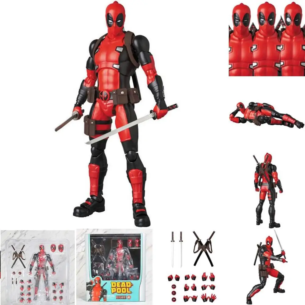 New style 16cm Marvel Comics Deadpool Mafex 082 Action Figure Model Toy Gift for Kids
New style 16cm Marvel Comics Deadpool Mafex 082 Action Figure Model Toy Gift for Kids