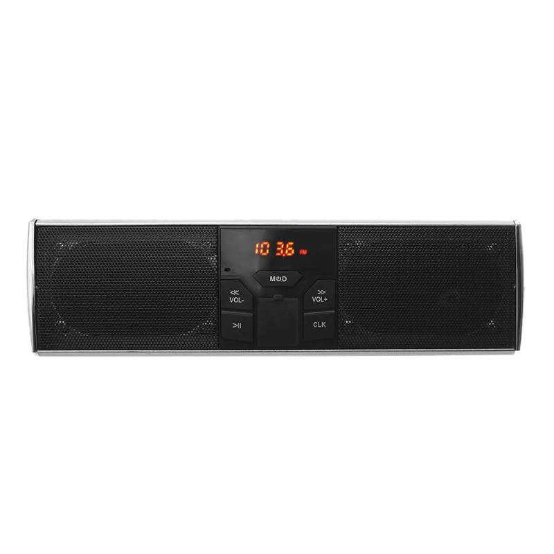 Motorcycle Waterproof Bluetooth Audio Led Display App Control Mp3 / Tf / Usb Radio Stereo Speaker
Motorcycle Waterproof Bluetooth Audio Led Display App Control Mp3 / Tf / Usb Radio Stereo Speaker