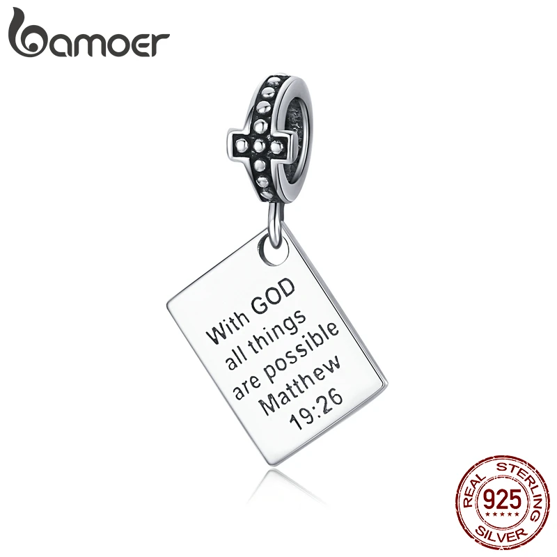 bamoer Silver 925 Bible Matthew Pendant Charm fit Original Brand Snake Bracelet Or Necklace Religious DIY Jewelry Making SCC1424 
bamoer Silver 925 Bible Matthew Pendant Charm fit Original Brand Snake Bracelet Or Necklace Religious DIY Jewelry Making SCC1424