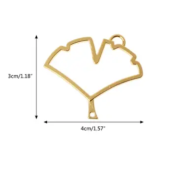 5Pcs Ginkgo Leaf Blank Frames Pendants Open Bezels Setting Resin Jewelry Making 
5Pcs Ginkgo Leaf Blank Frames Pendants Open Bezels Setting Resin Jewelry Making
