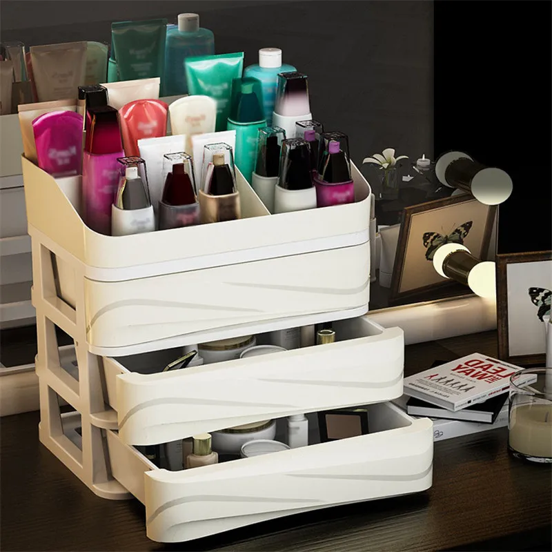 Large Capacity Drawer Storage Box Makeup Organizer Beauty Box Home Office Desktop Storage Case Plastic Cosmetic Drawer Container
Large Capacity Drawer Storage Box Makeup Organizer Beauty Box Home Office Desktop Storage Case Plastic Cosmetic Drawer Container