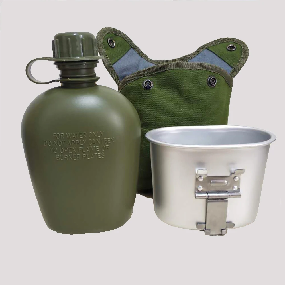 Outdoor US Army Type 78 Canteen With Canvas Cover Set Camping Kettle Water Bottle
Outdoor US Army Type 78 Canteen With Canvas Cover Set Camping Kettle Water Bottle