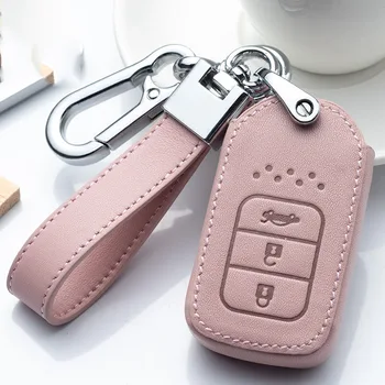 Leather Car Key Cover Auto Remote Car Key Shell Case Cover For Honda Civic Accord Fit Hrv Crv Jazz City Accessories Protector
Leather Car Key Cover Auto Remote Car Key Shell Case Cover For Honda Civic Accord Fit Hrv Crv Jazz City Accessories Protector