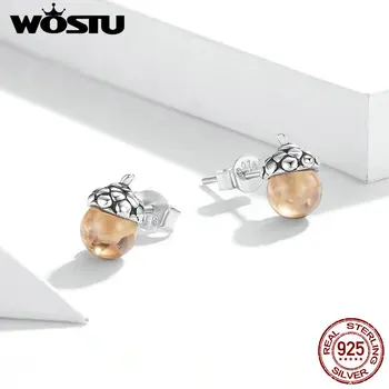 Wostu Stud Earrings for Women 925 Sterling Silver Oxidized silver Ear Studs Shining Acorns Engagement Statement Jewelry DXE935
Wostu Stud Earrings for Women 925 Sterling Silver Oxidized silver Ear Studs Shining Acorns Engagement Statement Jewelry DXE935