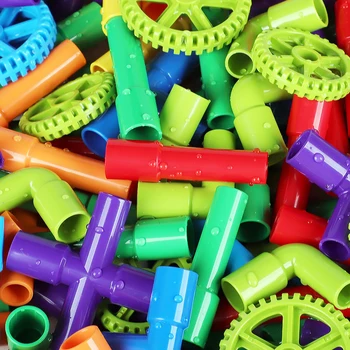 Tube Block Toy Pipeline Tunnel Car Wheels DIY Blocks Creative STEM Bricks Educational Kit Pipe Block Training Toys For Children
Tube Block Toy Pipeline Tunnel Car Wheels DIY Blocks Creative STEM Bricks Educational Kit Pipe Block Training Toys For Children
