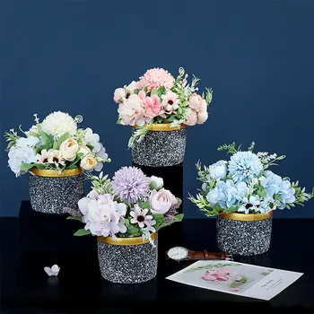 Northern Ceramic Bottle Artificial Flower Silk Flower Pot Decoration Simple Office Desk Surface Panel Decor Artificial Plant Pot
Northern Ceramic Bottle Artificial Flower Silk Flower Pot Decoration Simple Office Desk Surface Panel Decor Artificial Plant Pot