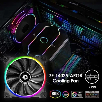 140x140x25mm Addressable RGB LED Cooling Fan ZF-14025-ARGB PWM PC Case Fan for Computer Chassis Cooler Accessories
140x140x25mm Addressable RGB LED Cooling Fan ZF-14025-ARGB PWM PC Case Fan for Computer Chassis Cooler Accessories
