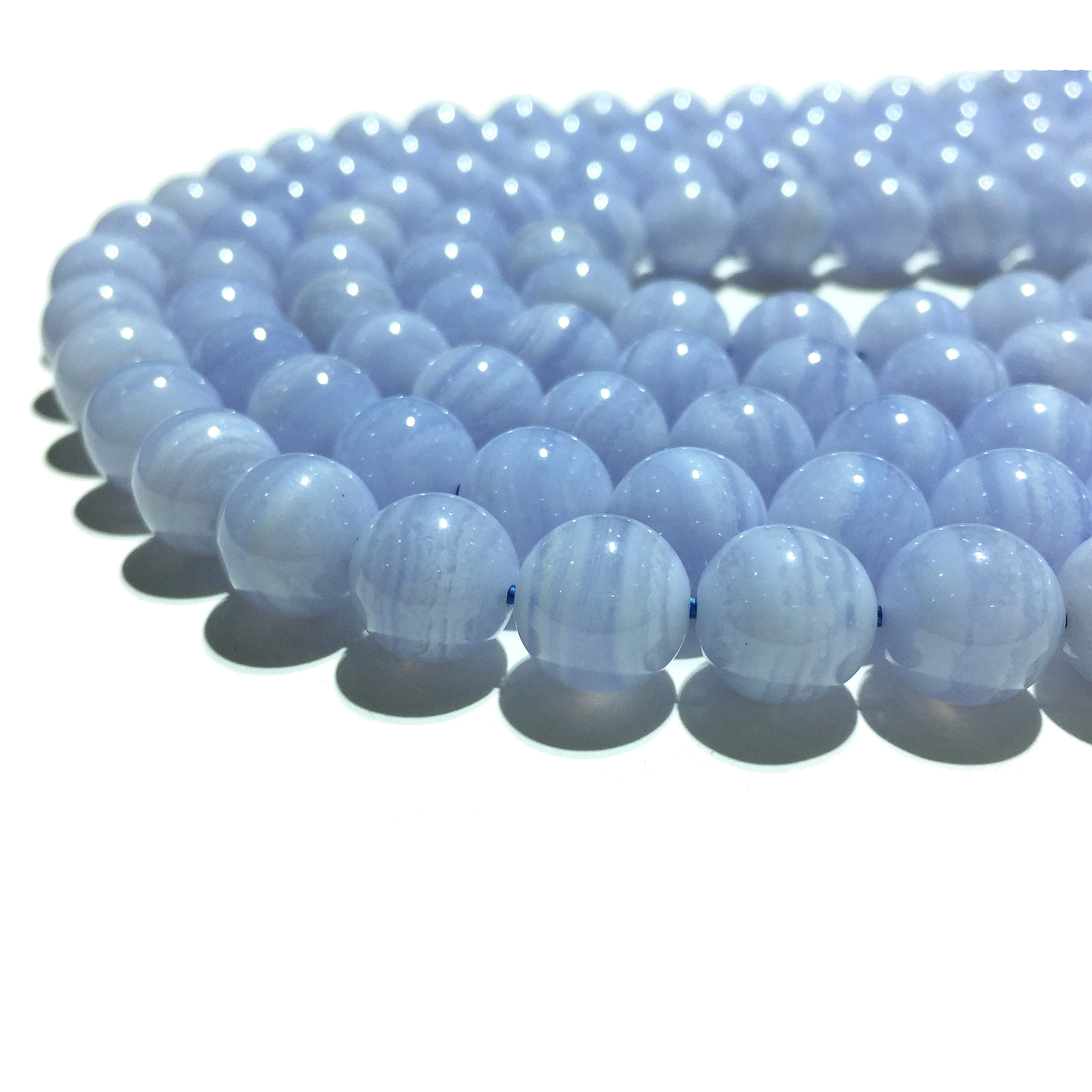 Natural Stone Blue Lace Agates Round Loose Beads 6 8 10 12 MM Diy Spacer Beads for Jewelry Making Bracelet Necklace Accessories
Natural Stone Blue Lace Agates Round Loose Beads 6 8 10 12 MM Diy Spacer Beads for Jewelry Making Bracelet Necklace Accessories