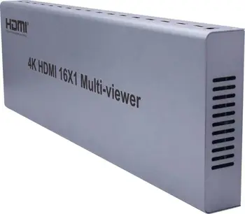 4K 1080P HDMI Multi-viewer 16x1 Multiviewer Screen Splitter 16 In 1 Out Seamless Switch Video Converter F PS4/PC/Security Camera
4K 1080P HDMI Multi-viewer 16x1 Multiviewer Screen Splitter 16 In 1 Out Seamless Switch Video Converter F PS4/PC/Security Camera