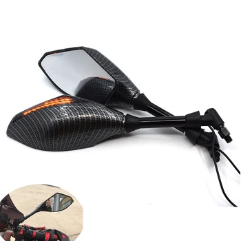 Universal Motorcycle mirrors LED Turn Signals Rearview Mirrors for Kawasaki Ninja ZX6R ZX6RR ZX636 ZX7R ZX9R ZX10R ZX14R
Universal Motorcycle mirrors LED Turn Signals Rearview Mirrors for Kawasaki Ninja ZX6R ZX6RR ZX636 ZX7R ZX9R ZX10R ZX14R