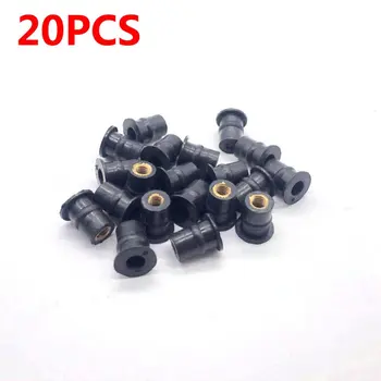 20pcs M5 Rubber WellNut 5mm Metric Motorcycle windscreen Well Nut Wellnuts Brass NUTS For Windscreens Fairings Cowls
20pcs M5 Rubber WellNut 5mm Metric Motorcycle windscreen Well Nut Wellnuts Brass NUTS For Windscreens Fairings Cowls