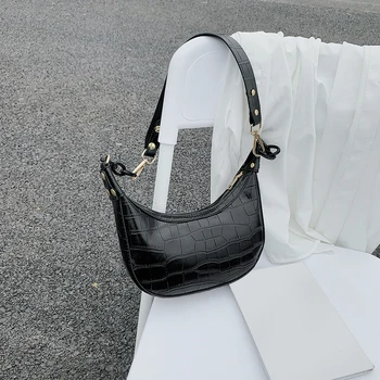 Fashion Stone Pattern Crossbody Chest Bag Classic Texture Creative Design Chic Women Leather Hobos Shoulder Pouch 
Fashion Stone Pattern Crossbody Chest Bag Classic Texture Creative Design Chic Women Leather Hobos Shoulder Pouch