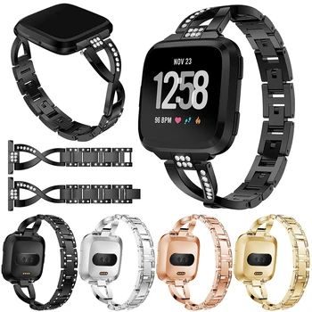 Replacement Watch Band Strap For Fitbit Versa Belt Metal Stainless Steel Wrist Bracelet Strap Diamond Wristband For Fitbit Versa
Replacement Watch Band Strap For Fitbit Versa Belt Metal Stainless Steel Wrist Bracelet Strap Diamond Wristband For Fitbit Versa