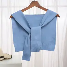 Korean Wool Knit Warm Scarf Winter Female Blouse Shoulders Color Cape Guard Neck Collar Fake Scarf Knotted Scarf A6z5
Korean Wool Knit Warm Scarf Winter Female Blouse Shoulders Color Cape Guard Neck Collar Fake Scarf Knotted Scarf A6z5