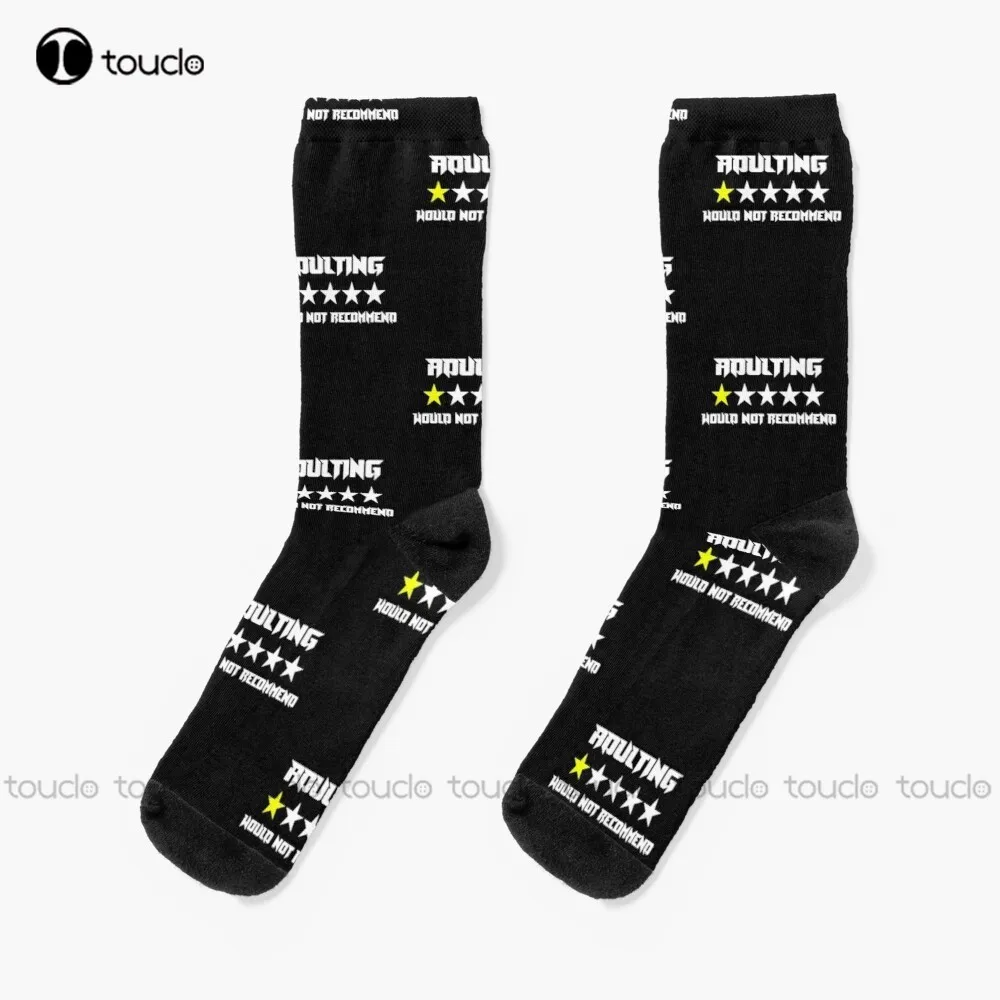 

Adulting Would Not Recommend Socks Athletic Socks Personalized Custom Unisex Adult Teen Youth Socks 360° Digital Print