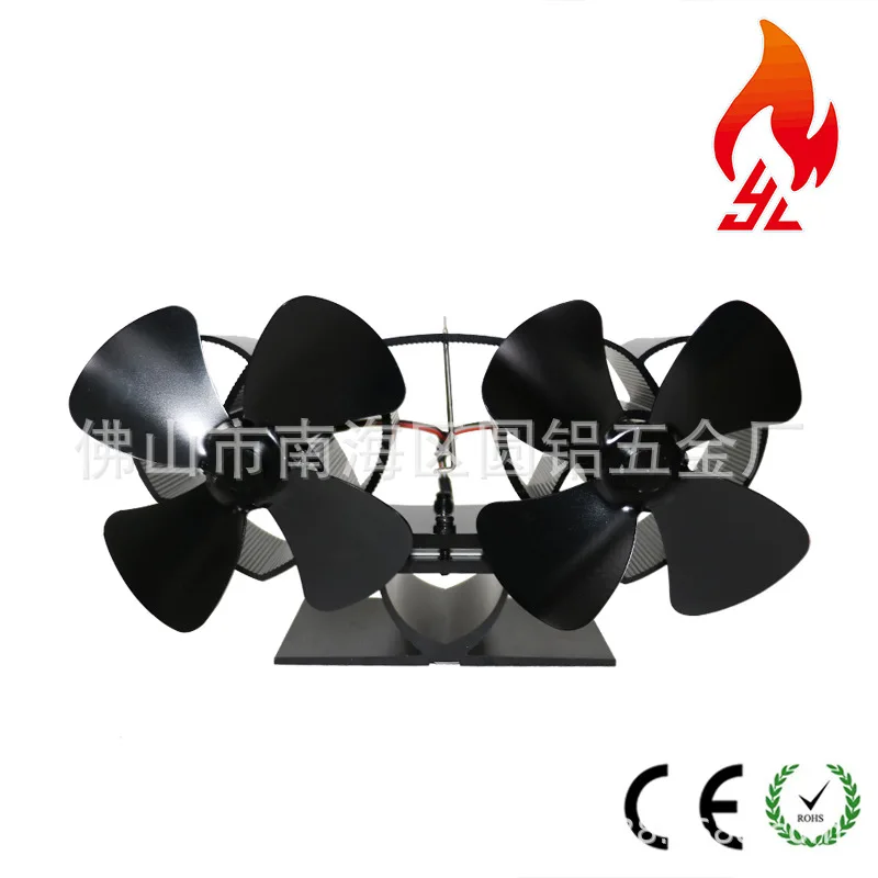 8 Blade Fireplace Fan Thermodynamic Heat Stove Flap Wood Stove Heating Stove Circulatory system Fan Grate On The Ear Heater
8 Blade Fireplace Fan Thermodynamic Heat Stove Flap Wood Stove Heating Stove Circulatory system Fan Grate On The Ear Heater
