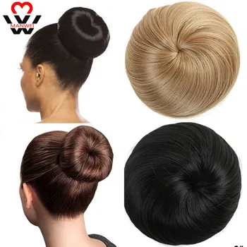 MANWEI Women's Synthetic Straight Donut Chignon Elastic Rubber Band Drawstring Clip In Hair Buns Hairpieces
MANWEI Women's Synthetic Straight Donut Chignon Elastic Rubber Band Drawstring Clip In Hair Buns Hairpieces