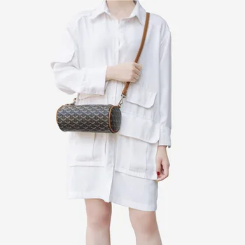 Women Fashion Designer Print Concise Handbag Mini Cylinder Herringbone Pattern Shoulder Bag Crossbody Bag Office Daily Pu Lady
Women Fashion Designer Print Concise Handbag Mini Cylinder Herringbone Pattern Shoulder Bag Crossbody Bag Office Daily Pu Lady