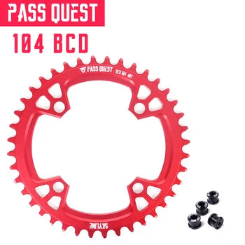 PASS QUEST 104BCD MTB mountain bike bicycle narrow wide chainring sprocket 32T 36T 40T 42T 46T 48T crankset tooth plate parts
PASS QUEST 104BCD MTB mountain bike bicycle narrow wide chainring sprocket 32T 36T 40T 42T 46T 48T crankset tooth plate parts