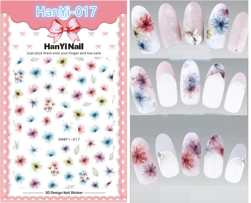 Floral Patterns! Nails Art Manicure Back Glue Decal Decorations Design Nail Sticker For Nails Tips Beauty
Floral Patterns! Nails Art Manicure Back Glue Decal Decorations Design Nail Sticker For Nails Tips Beauty