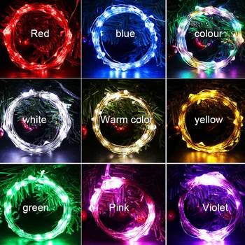 Christmas New Year Decoration Led String Holiday Battery Copper Wire Silver Wire String Birthday Outdoor String Lights Garland
Christmas New Year Decoration Led String Holiday Battery Copper Wire Silver Wire String Birthday Outdoor String Lights Garland