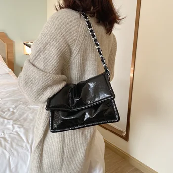 Women Casual Shoulder Bag Solid Color PU Leather Shoulder Bag for Women Chain Crossbody Messenger Bag Female Winter Handbags
Women Casual Shoulder Bag Solid Color PU Leather Shoulder Bag for Women Chain Crossbody Messenger Bag Female Winter Handbags