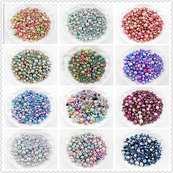Multi Size Mix 3/4/5/6/8/10/12mm Round Color with Hole ABS Imitation Pearl Beads for DIY Jewelry Necklace Making Accessories 20g
Multi Size Mix 3/4/5/6/8/10/12mm Round Color with Hole ABS Imitation Pearl Beads for DIY Jewelry Necklace Making Accessories 20g