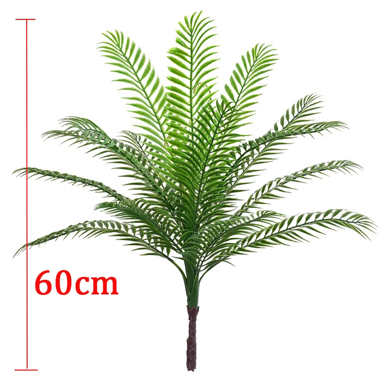 60cm 16 Heads Tropical Artificial Palm Plants Large Monstera Tree Leaves Fake Cycas Tree Plastic Palm Foliage for Home Garden
60cm 16 Heads Tropical Artificial Palm Plants Large Monstera Tree Leaves Fake Cycas Tree Plastic Palm Foliage for Home Garden