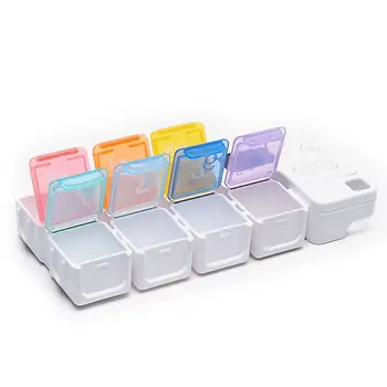 7-Day Pill Organizer With Timer Medicine Reminder Case Weekly Box Pill Organizer traveling easily
7-Day Pill Organizer With Timer Medicine Reminder Case Weekly Box Pill Organizer traveling easily
