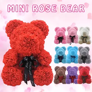 Valentines Day Gift 25CM Red Rose Teddy Bear Soap Foam Flower Rose Bear Gift Box Artificial Decor Woman Weding Birthday Gift
Valentines Day Gift 25CM Red Rose Teddy Bear Soap Foam Flower Rose Bear Gift Box Artificial Decor Woman Weding Birthday Gift
