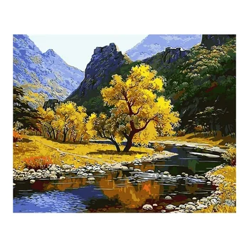 DIY Paint By Numbers, Canvas Painting Kit for Adults,Drawing Paintwork with Paintbrushes, Acrylic Pigment-Mountain
DIY Paint By Numbers, Canvas Painting Kit for Adults,Drawing Paintwork with Paintbrushes, Acrylic Pigment-Mountain