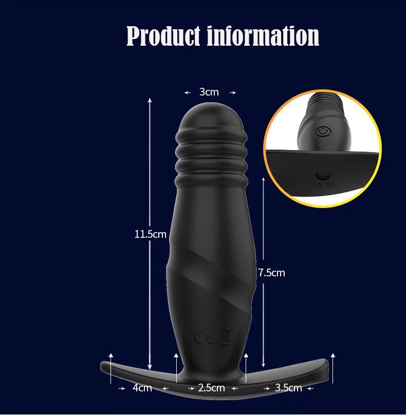 Телескопический Анальный Вибратор