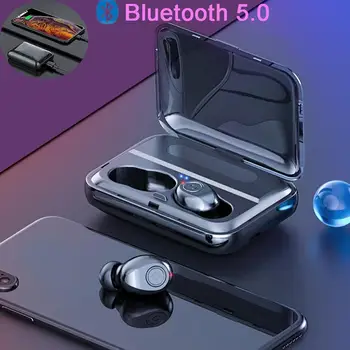 TWS Auricular Con Power Bank Black Shark Headphones Ear Case Ipods Wireless Stereo Bluetooth V5.0 Wterproof Earbuds for Swimming
TWS Auricular Con Power Bank Black Shark Headphones Ear Case Ipods Wireless Stereo Bluetooth V5.0 Wterproof Earbuds for Swimming