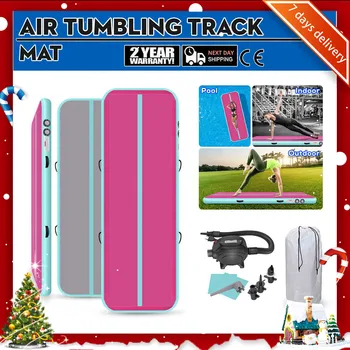 Rimdoc 5M Tumbling Air Track Floor Airtrack Inflatable Use/Training/Cheerleading/Beach Olympics Gym Mat for Kids Christmas Gifts 
Rimdoc 5M Tumbling Air Track Floor Airtrack Inflatable Use/Training/Cheerleading/Beach Olympics Gym Mat for Kids Christmas Gifts
