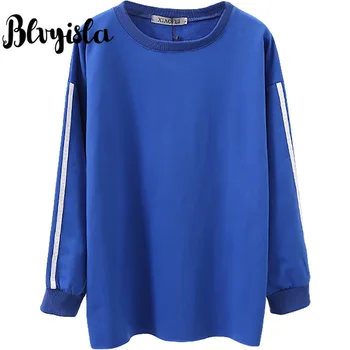 Blvyisla 3XL Overall Plus Size Long Sleeve Round Neck Loose Sweatshirt Women White Striped Patchwork Bottoming Hoodies Tops
Blvyisla 3XL Overall Plus Size Long Sleeve Round Neck Loose Sweatshirt Women White Striped Patchwork Bottoming Hoodies Tops