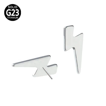 10PCS G23 Titanium Threadless Thunder Lightning Top Replaceable Accessories Tongue Lip Ear Nipple Stud Piercing Body Jewelry
10PCS G23 Titanium Threadless Thunder Lightning Top Replaceable Accessories Tongue Lip Ear Nipple Stud Piercing Body Jewelry