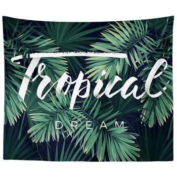 Tropical Summer Leaf Tapestry Wall Hanging Blanket Nordic Plant Nature Tapestry Background Fabric Tapiz House Decoration AD50WT
Tropical Summer Leaf Tapestry Wall Hanging Blanket Nordic Plant Nature Tapestry Background Fabric Tapiz House Decoration AD50WT