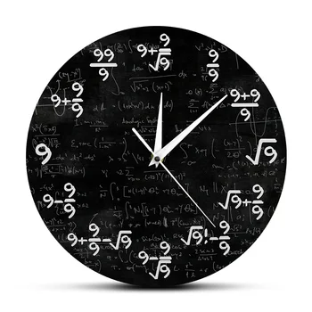 The Nines Math Wall Clock Number 9 Math Modern Clock Wall Watch Math Equation The Clock of 9s Formulas Mathematical Wall Art
The Nines Math Wall Clock Number 9 Math Modern Clock Wall Watch Math Equation The Clock of 9s Formulas Mathematical Wall Art