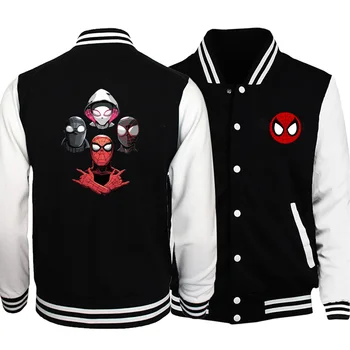 2019 men trend plus size baseball jackets Spider-Man Parallel Universe print color matching jackets autumn winter harajuku coats
2019 men trend plus size baseball jackets Spider-Man Parallel Universe print color matching jackets autumn winter harajuku coats