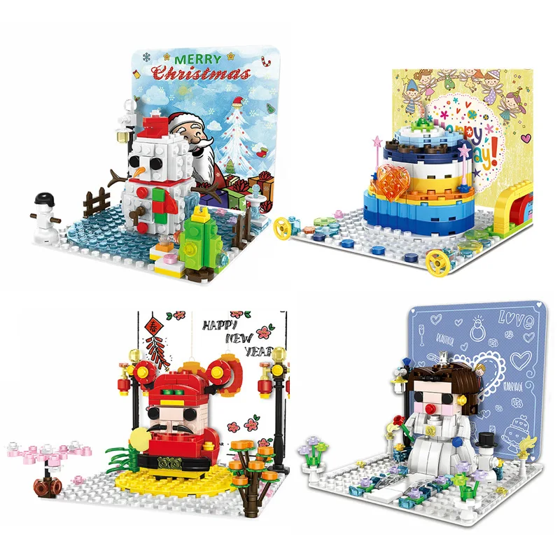 2019 New Christmas Sets Compatible Girls Friends Building Blocks Festival Card Bridge Birthday Cake Snowman Bricks Gifts
2019 New Christmas Sets Compatible Girls Friends Building Blocks Festival Card Bridge Birthday Cake Snowman Bricks Gifts