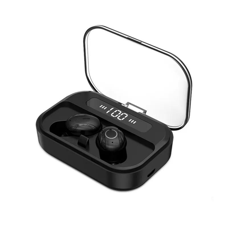 Wireless Earphone TWS 5.0 Gaming Earpiece IPX7 Waterproof Headset with LED Display Power Bank 9D Stereo Headset T11
Wireless Earphone TWS 5.0 Gaming Earpiece IPX7 Waterproof Headset with LED Display Power Bank 9D Stereo Headset T11