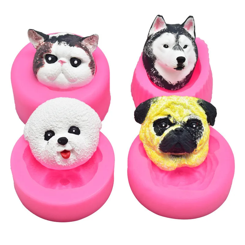 3D Animal Silicone Soap Mold Resin Clay Candle Molds Cat Dog Shapes Chocolate Mold Fondant Cake Decorating Tools Baking Molds
3D Animal Silicone Soap Mold Resin Clay Candle Molds Cat Dog Shapes Chocolate Mold Fondant Cake Decorating Tools Baking Molds