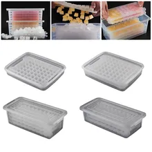 3 Size Small Ice Cube Mold Box With Lid & Scoop Dustproof Reusable PP Ice Maker Molds Tray Ice Cream DIY Tool Party Bar Supplies
3 Size Small Ice Cube Mold Box With Lid & Scoop Dustproof Reusable PP Ice Maker Molds Tray Ice Cream DIY Tool Party Bar Supplies