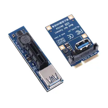 Mini PCIE to PCI-E X4 Slot Riser Card Port Adapter PC Graphics Card Connector with 30CM USB3.0 Extension Cable PCI Express Riser
Mini PCIE to PCI-E X4 Slot Riser Card Port Adapter PC Graphics Card Connector with 30CM USB3.0 Extension Cable PCI Express Riser