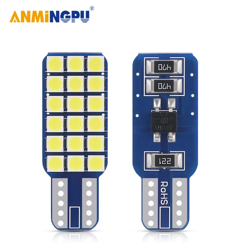 ANMINGPU Signal Lamp Led T10 W5W Bulbs 3030SMD 168 194 W5W Led Canbus Clearance Light Reading Lights Interior Lights Dome Light
ANMINGPU Signal Lamp Led T10 W5W Bulbs 3030SMD 168 194 W5W Led Canbus Clearance Light Reading Lights Interior Lights Dome Light
