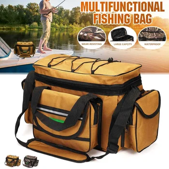 Waterproof Fishing Bag Portable Tackle Camera Hiking Sports Fishing Bag Multifunctional Outdoor Storage Case Shoulder Handbag
Waterproof Fishing Bag Portable Tackle Camera Hiking Sports Fishing Bag Multifunctional Outdoor Storage Case Shoulder Handbag