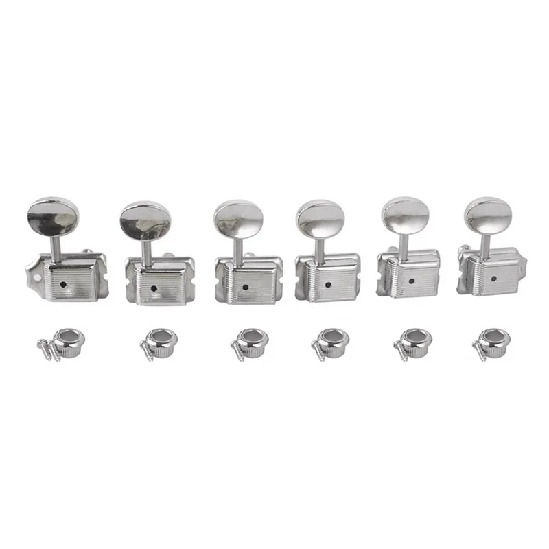 6R Vintage Style Electric Guitar String Tuning Pegs Tuners Machine Heads for Stratocaster Strat for Telecaster
6R Vintage Style Electric Guitar String Tuning Pegs Tuners Machine Heads for Stratocaster Strat for Telecaster