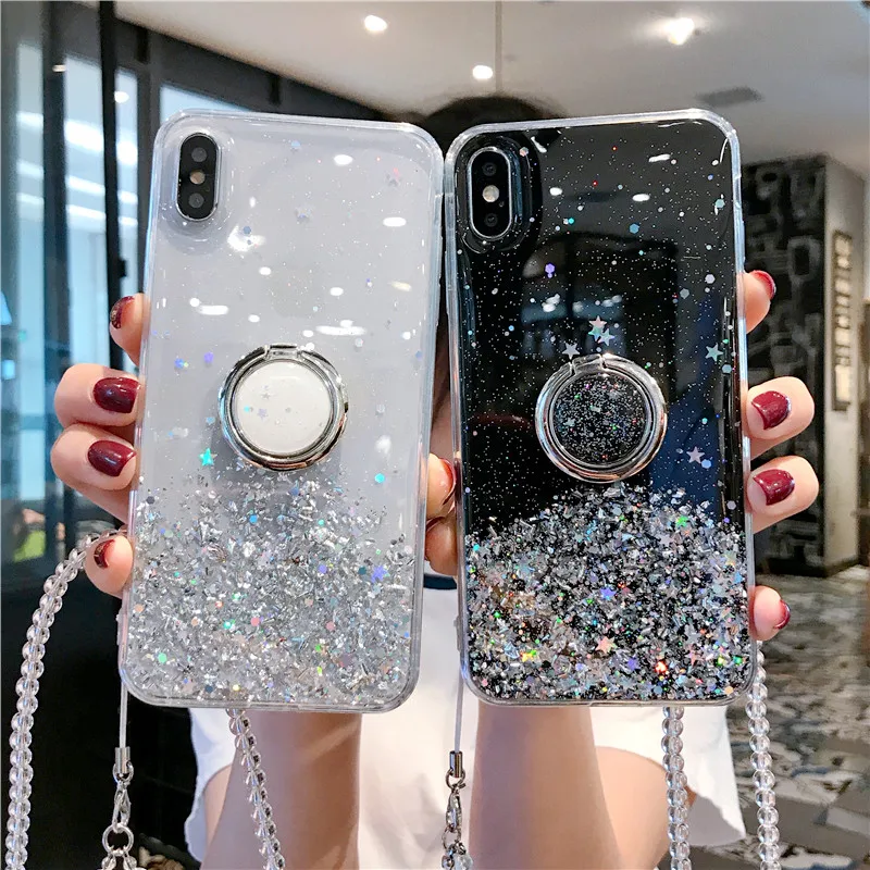 Glitter Anti-knock Cover Coque For Huawei Mate 20 P30 P20 Honor 10 9 8 8x 20 Pro Lite With Finger Ring Bracket Phone Cases Shell
Glitter Anti-knock Cover Coque For Huawei Mate 20 P30 P20 Honor 10 9 8 8x 20 Pro Lite With Finger Ring Bracket Phone Cases Shell