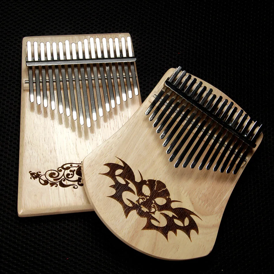 BATESMUSIC 17 клавиш Kalimba большой палец пианино перкуссионная клавиатура музыкальные